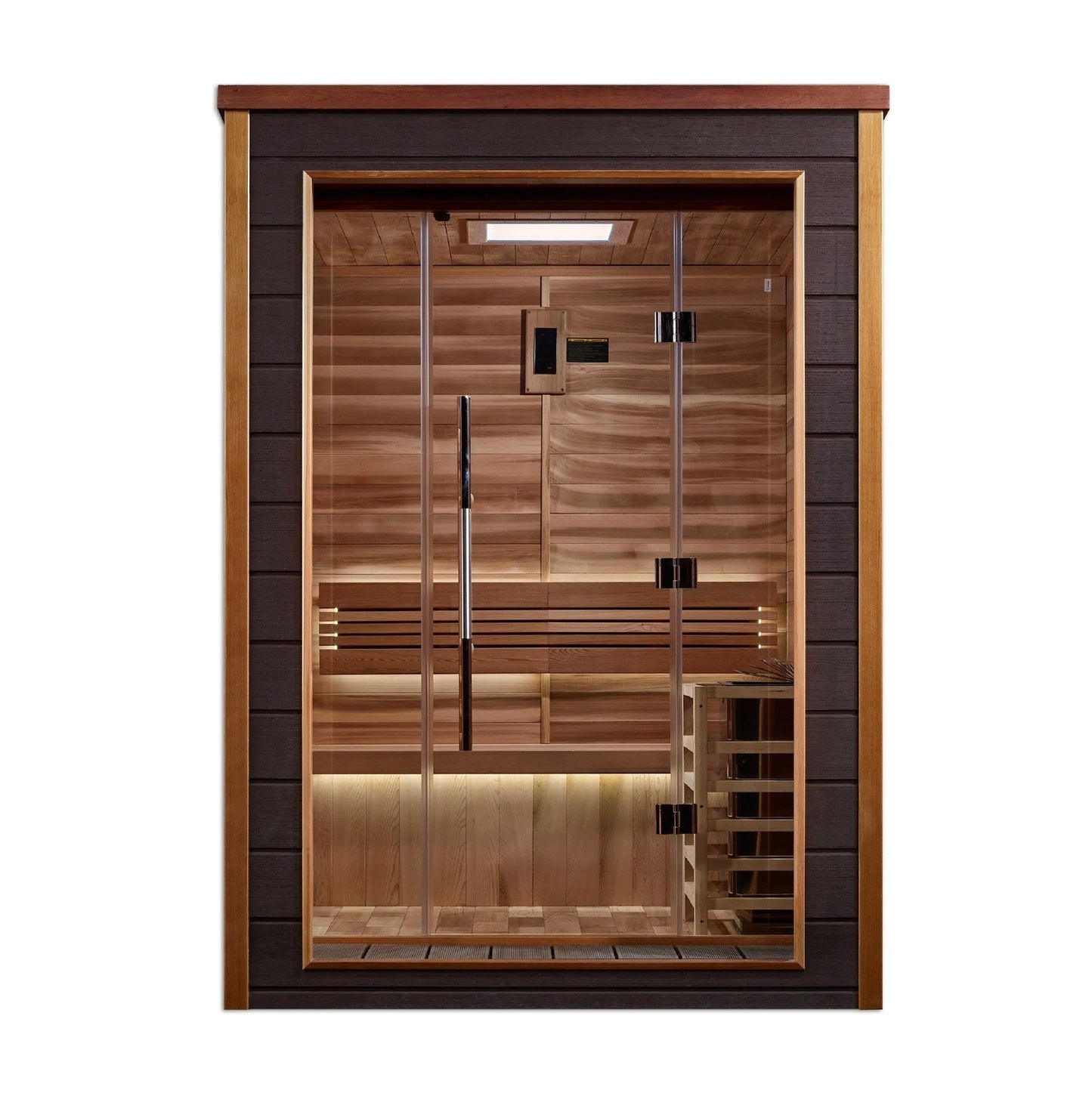 Golden Designs Narvik 2 Person Outdoor Traditional Sauna GDI-8202-01
