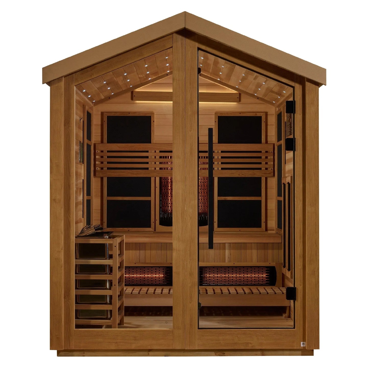 Golden Designs Loviisa 3 Person Hybrid Outdoor Sauna GDI-8523-01