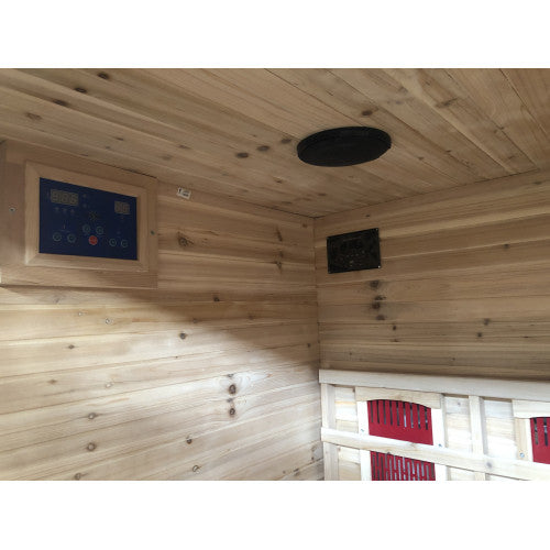 Sunray Cayenne 4-Person Outdoor Infrared Sauna 400D