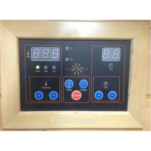 Sunray Evansport 2-Person Indoor Infrared Sauna 200K2