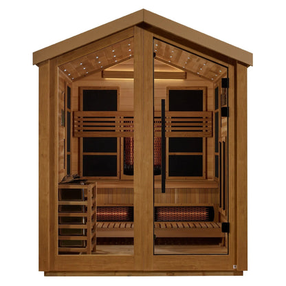 Golden Designs Loviisa 3 Person Hybrid Outdoor Sauna GDI-8523-01