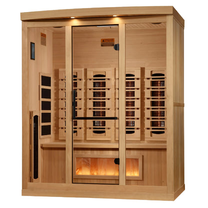 Golden Designs 4-Person 2025 Reserve Edition GDI-8040-03 Full Spectrum with Himalayan Salt Bar